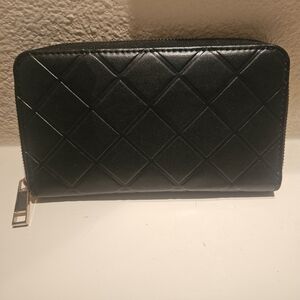 Aldo Black Quilted Wallet